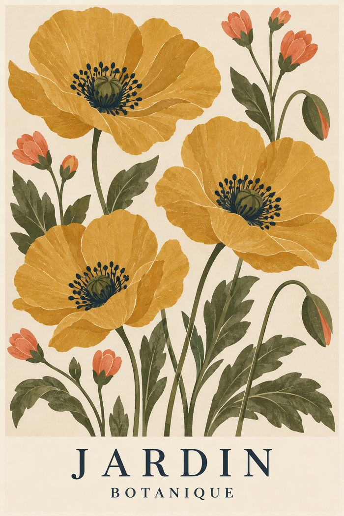 Botanisk plakat – Haven